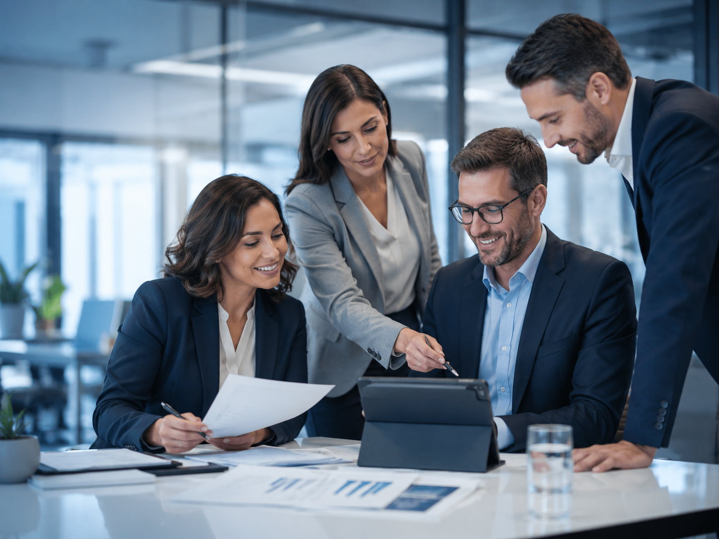 Equipo profesional de InverKobra en análisis estratégico de cartera